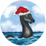 Santa Champ Ornament Fotobeeldje Ornament<br><div class="desc">Champ is een donker, langneckt aquatisch schepsel dat naar verluidt in de diepte van het ChamPlain-meer tussen New York en Vermont leeft. Al meer dan 400 jaar wordt Champ voortdurend waargenomen in het op drie na grootste meer van het land, dat 222 vierkante mijl beslaat. In het begin van de...</div>