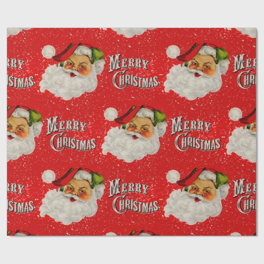  Santa Cheer Cadeaupapier (Vlak)