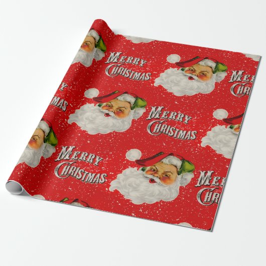 Santa Cheer Cadeaupapier (Uitgerold)