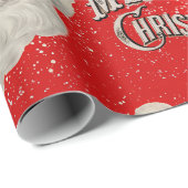 Santa Cheer Cadeaupapier (Rol Hoek)