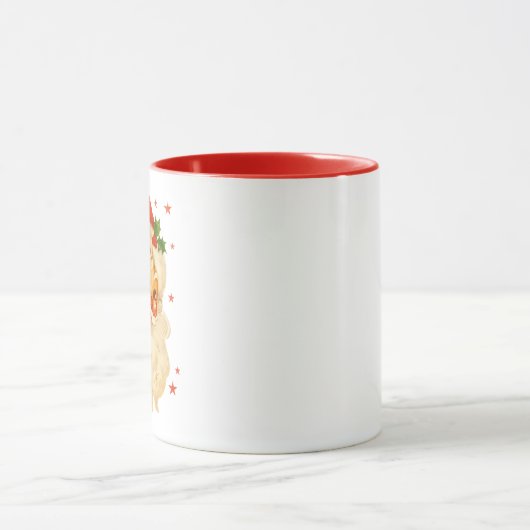 Santa Cheer Mug – Festive Holiday Design Mok (Midden)