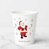 Santa Cheer Paper cup Papieren Bekers (Achterkant)