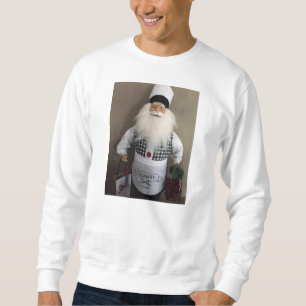 "SANTA CHEF" SWEATSHIRS VOOR UW KORT OF KNOP TRUI
