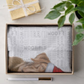 Santa Chesapeake Bay Dog Feestelijke Kerstvakantie Tissuepapier (Geschenk)