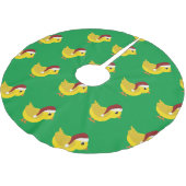 Santa chick kerstboom rok (Gekanteld)