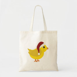 Santa Chick Tote Bag