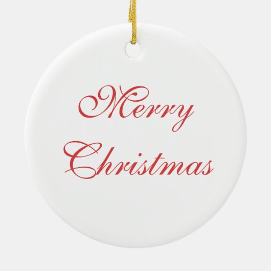 santa chickadee keramisch ornament (Achterkant)