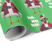Santa Chicken Cadeaupapier (Rol Hoek)