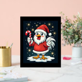 Santa Chicken Joy Acryl Bord (Huwelijk)