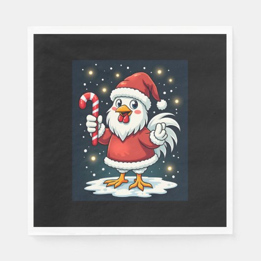 Santa Chicken Joy Servet (Voorkant)