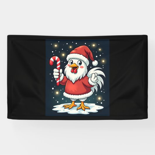 Santa Chicken Joy Spandoek (Horizontaal)