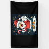 Santa Chicken Joy Spandoek (Verticaal)