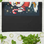 Santa Chicken Joy Theedoek (Gevouwen)