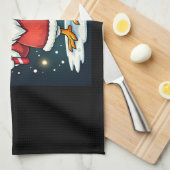 Santa Chicken Joy Theedoek (Quarter Fold)