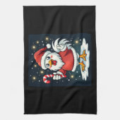 Santa Chicken Joy Theedoek (Verticaal)