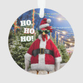 Santa Chicken Ornament (achterkant)