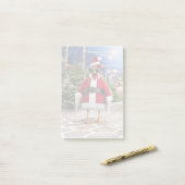 Santa Chicken Post-it® Notes (Op bureau)