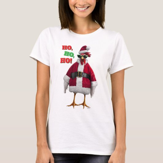 Santa Chicken T-shirt (Voorkant)