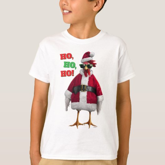 Santa Chicken T-shirt (Voorkant)