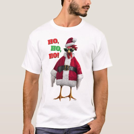 Santa Chicken T-shirt (Voorkant)