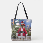 Santa Chicken Tote Bag (Achterkant)