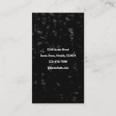 Santa Chihuahua Dog Red Funny Schattigee vakantie  Visitekaartje (Achterkant)