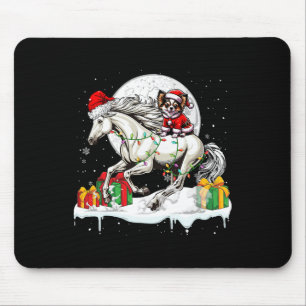 Santa Chihuahua Rijpaard Kerstman Eigenaar Kinder Muismat