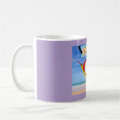 Santa chilling out hangmat & palmbomen koffiemok (Links)