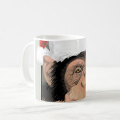 Santa Chimp Koffiemok (Voorkant links)