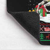 Santa Chow Riding Horse Christmas Sweater Love Muismat (Hoek)