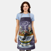 Santa Chris & Wilbur Hot Tubbin' All Over Print Schort (Gedragen)