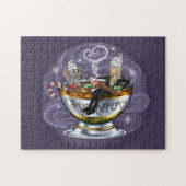 Santa Chris & Wilbur Hot Tubbin' Puzzel Legpuzzel (Horizontaal)