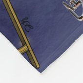 Santa Chris & Wilbur Sleigh Ride Fleece Blanket (Hoek)