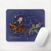 Santa Chris & Wilbur Sleigh Ride Muismat (Met muis)
