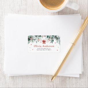 Santa Christmas Babykleding Baby shower Adres Etiket