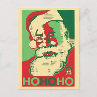 Santa Christmas Briefkaart - HoHoHo