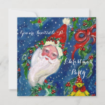 SANTA, CHRISTMAS CROWNS, HOLLYBERRIES HOLIDAY PART