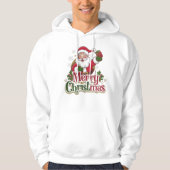 Santa Christmas Design - Perfect voor vakantie Hoodie (Voorkant)