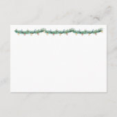 Santa Christmas Elf Rudolph Enclosure Kaart (Achterkant)