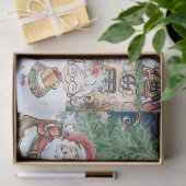 Santa Christmas Elf Rudolph Tissue Paper Tissuepapier (Geschenk)