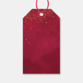 Santa Christmas Gift Label Cadeaulabel (Achterkant)