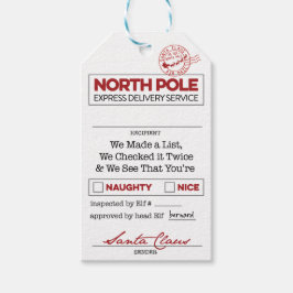 Santa Christmas Gift Label Cadeaulabel