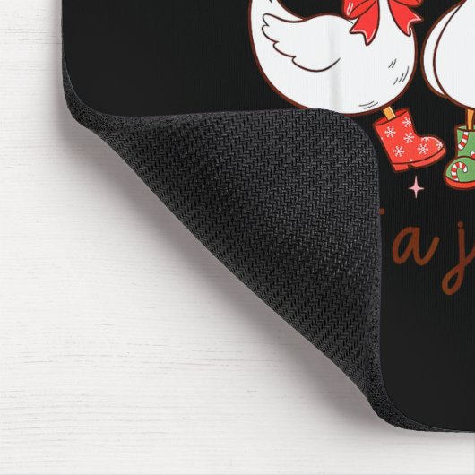 Santa Christmas Goose Just A Jolly Goose Kids Boys Muismat (Hoek)