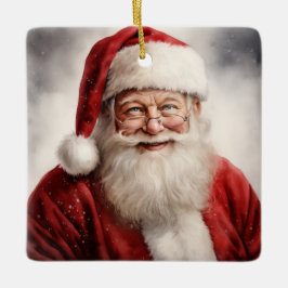 Santa Christmas Keramisch Ornament