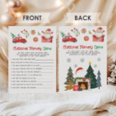 Santa Christmas Memory Game Feestdagenkaart
