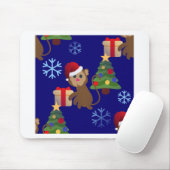 santa christmas monkey emoji muismat (Met muis)