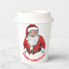 Santa Christmas Papieren Bekers