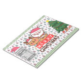 Santa Christmas Party Chip Bag Wrappers Favorieten Notitieblok (Schuin)