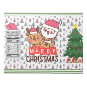 Santa Christmas Party Chip Bag Wrappers Favorieten Notitieblok (Voorkant)