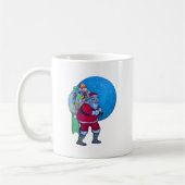  SANTA, CHRISTMAS SACK, TOYS IN STARRY SKY KOFFIEMOK (Links)